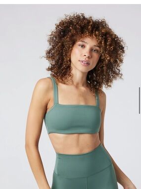 Vuori Evolve Square Neck Bra SMALL GREEN NEW